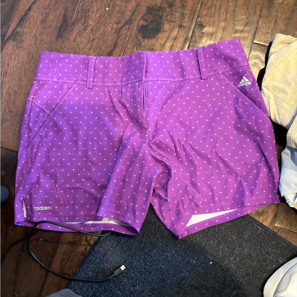 Adidas Women's Purple Shorts